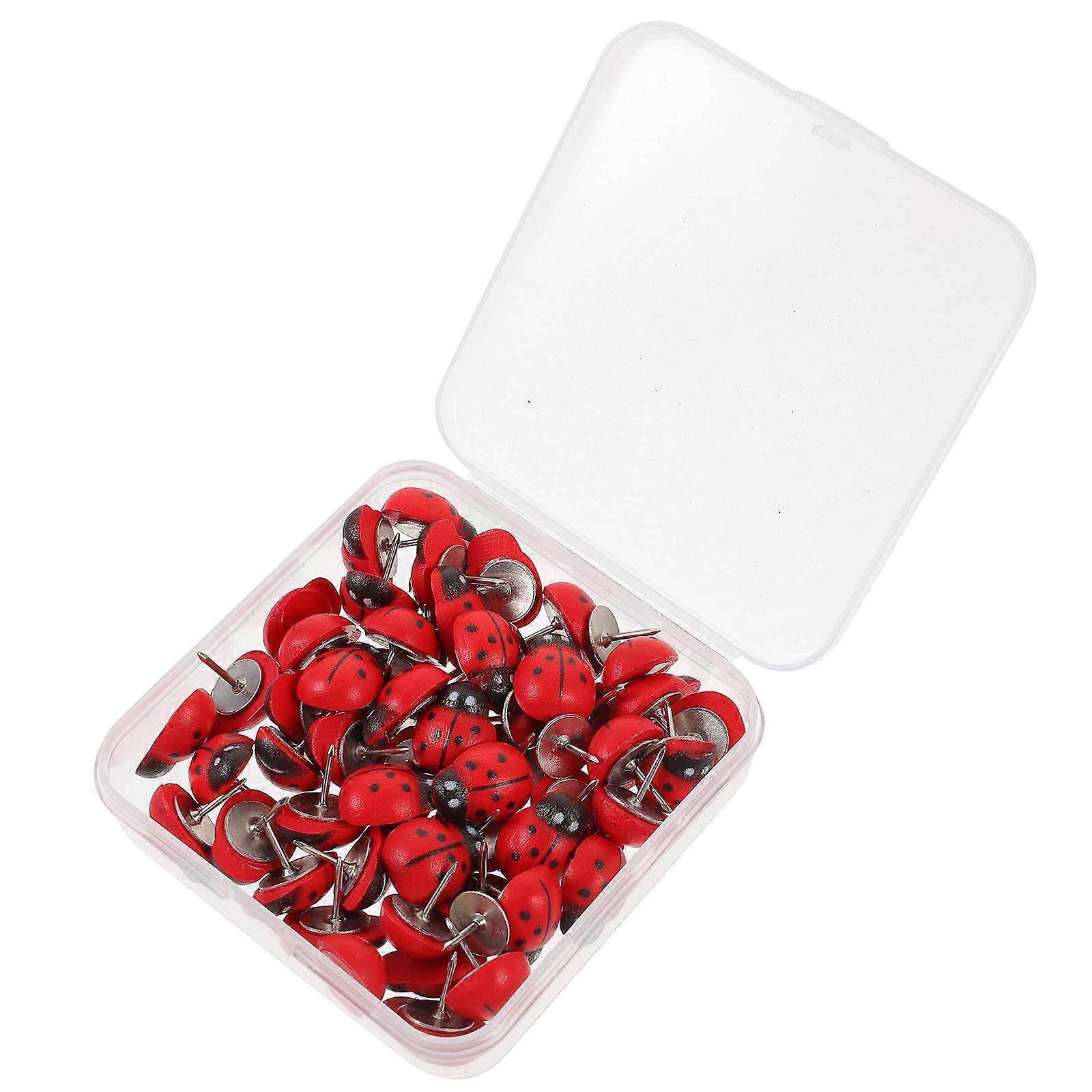 Replaceable Thumb Tacks Multi Function Thumbtacks Delicate Thumb Tacks Adults 50Pack