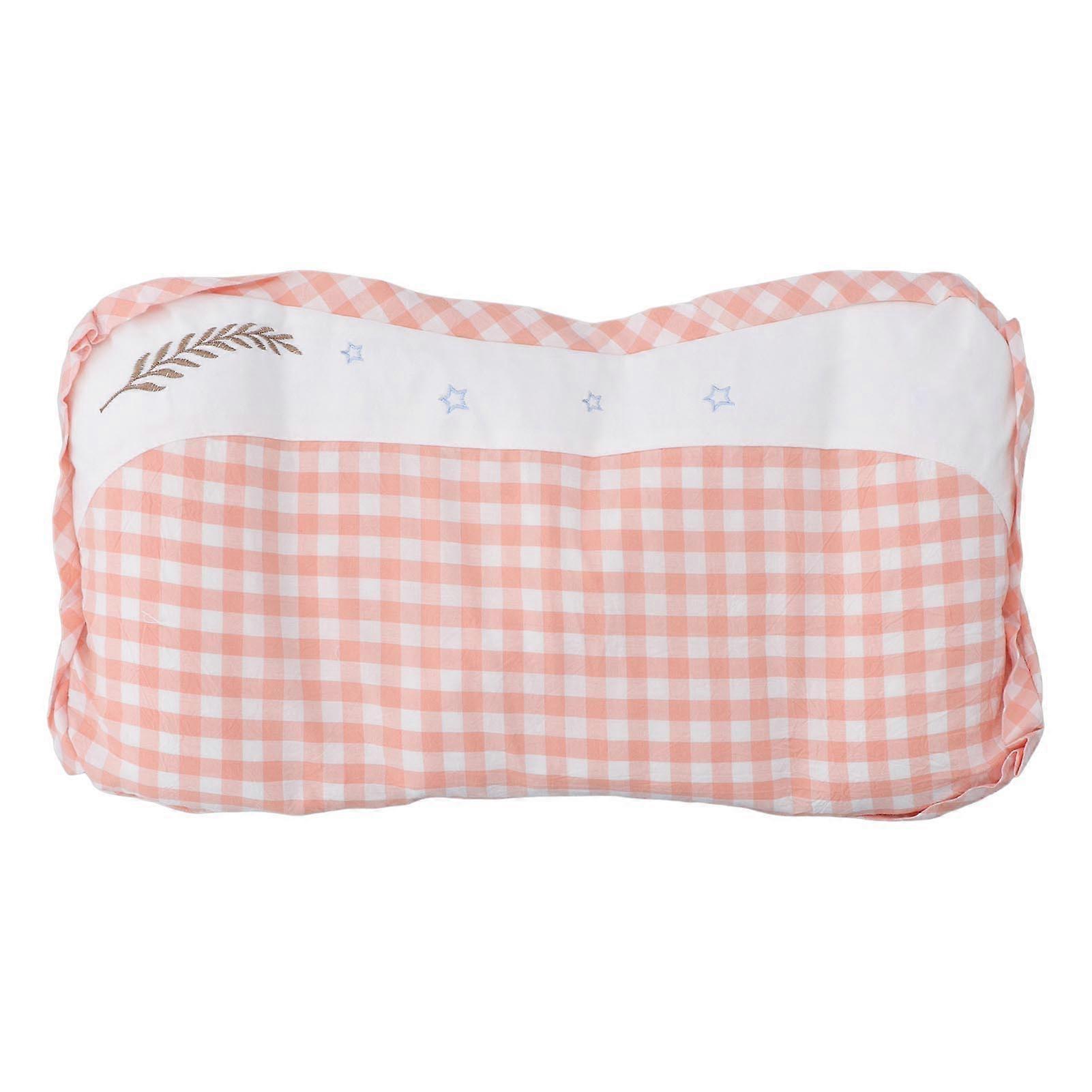Infant Pillow Comfortable Multifunctional Soft Cotton Breathable Corrective Flat Head Portable Toddler Pillow for Sleeping