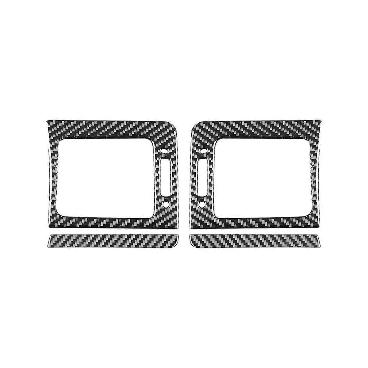 Carbon Fiber for 2012-2016 XV Crosstrek 2013-2017 Dashboard Sides Air Vent Cover Trim Accessoreis