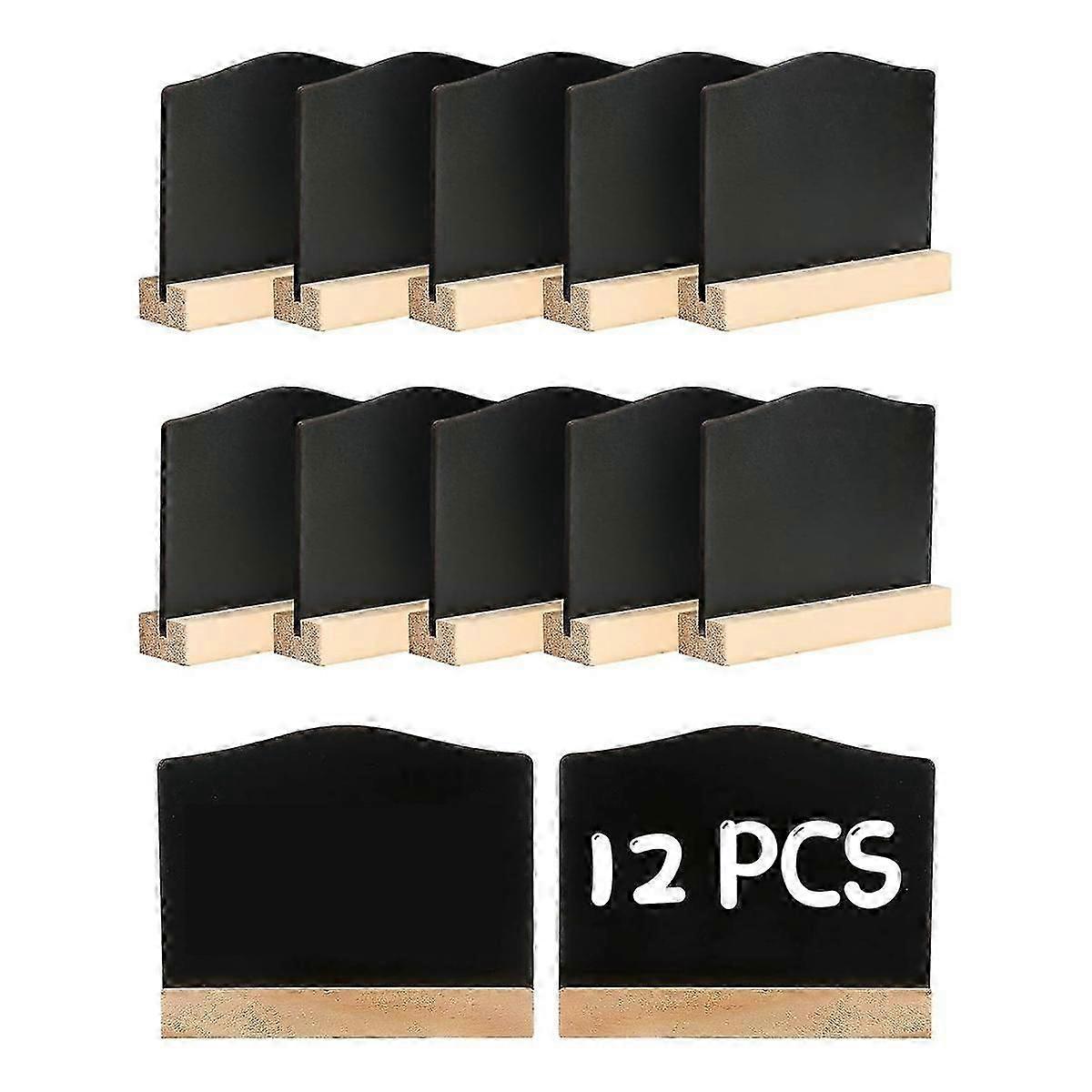 2025 Latest Model 12Pack Mini Chalkboard Signs, Kitchen Notes Chalk Boards with