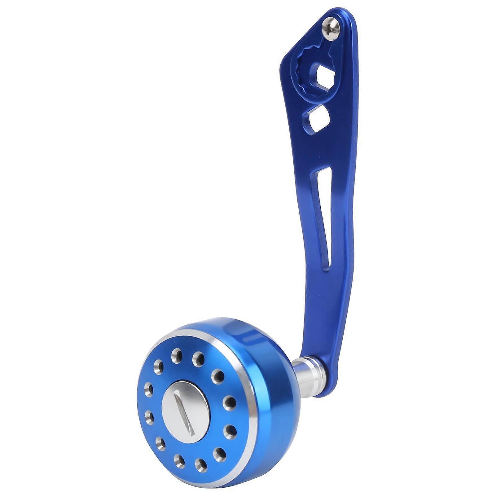 Handle for fishing reel, smooth 360° rotation, doublehole design, replacement of the flipping lever for baitcasting reel made of aluminum alloy.