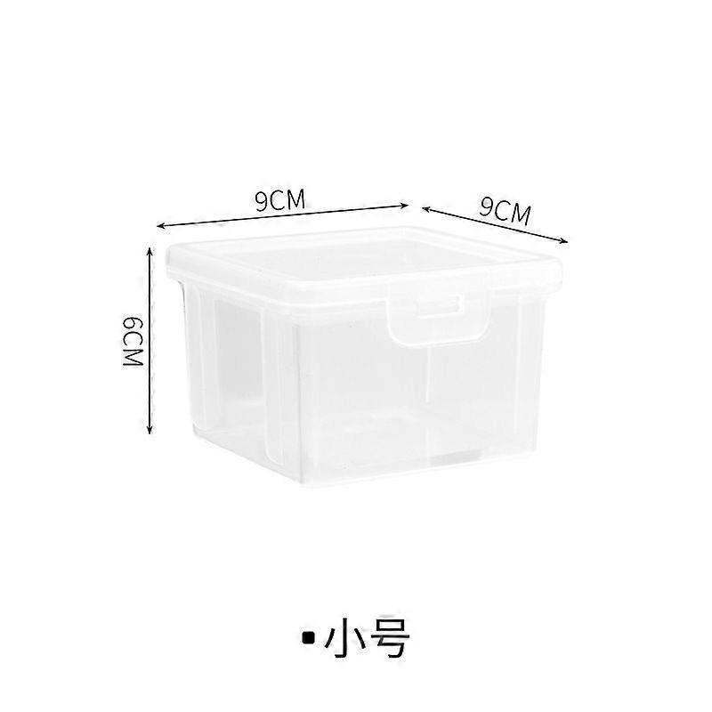 4pcs Bread Storage Container: Airtight Plastic Box - 3.7x3.5x2.3" Homemade Bread Keeper For Kitchen Counter - Storage For Bread And Spices