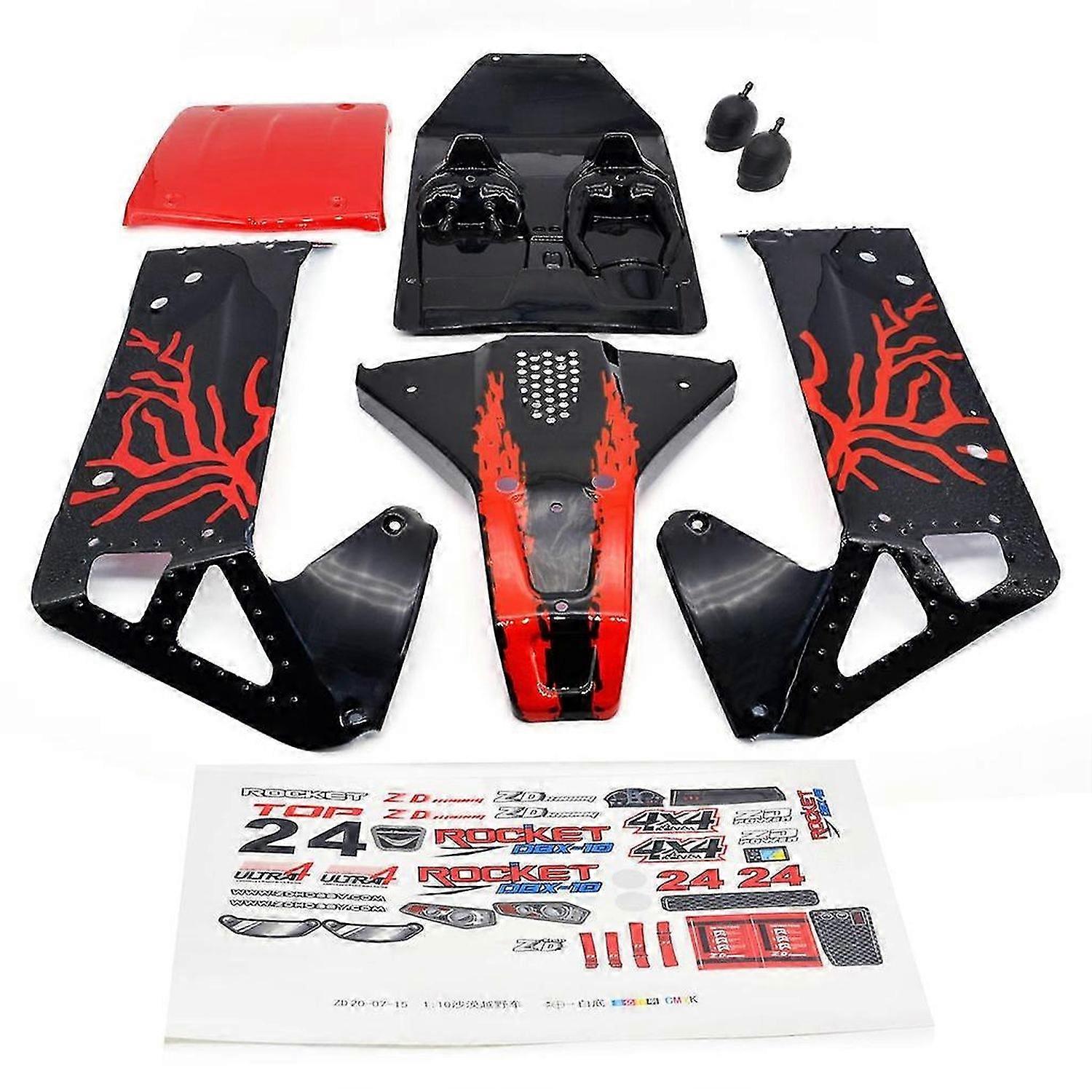RC Car Body Shell Kit 7534 7535 7536 7537 for ZD Racing DBX-10 DBX10 1/10 RC Car Upgrade Parts Spare