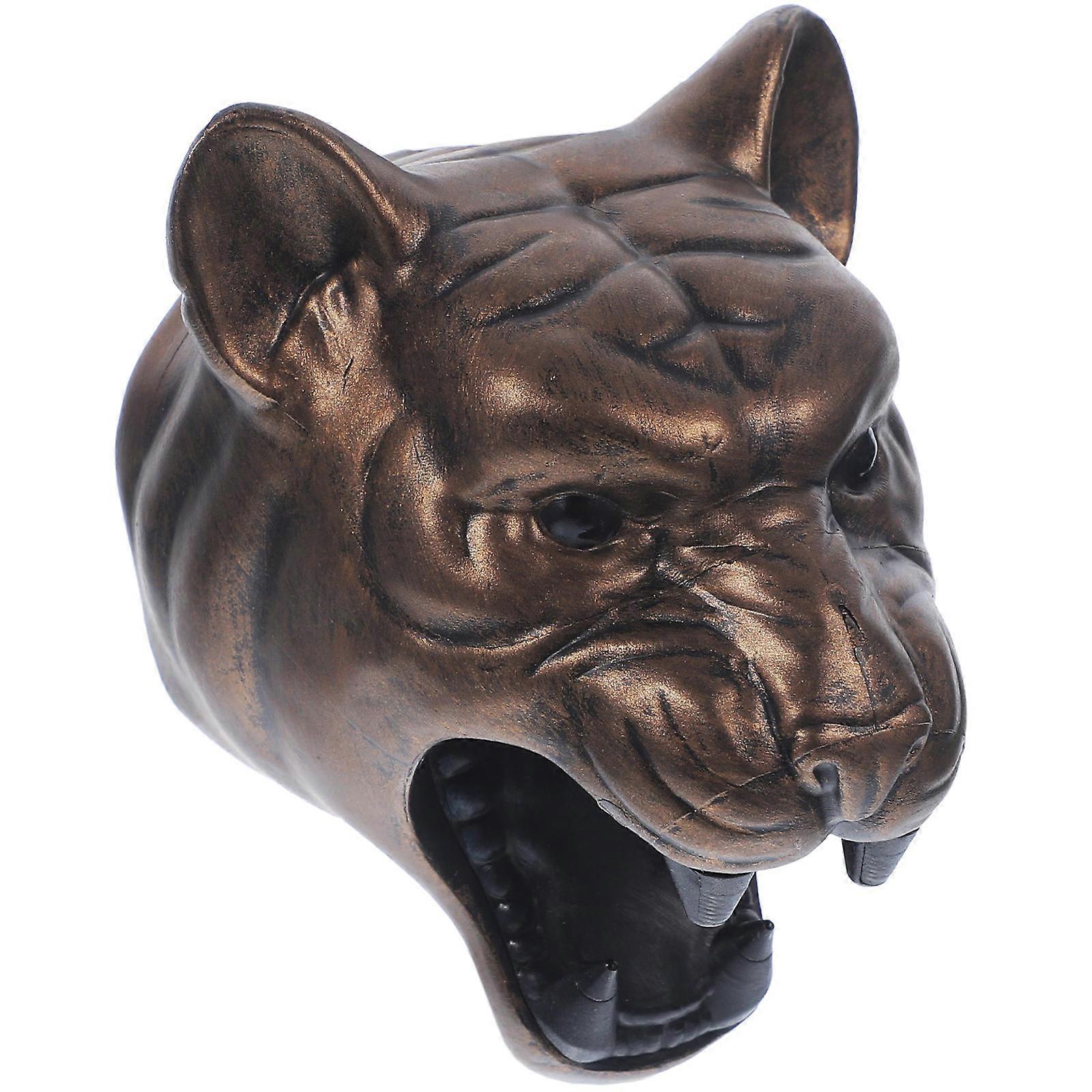 Multifunctional Bottle Opener Magnetic Fridge Dark Brown Tiger Head Simple Design Pool Parties 1Pack