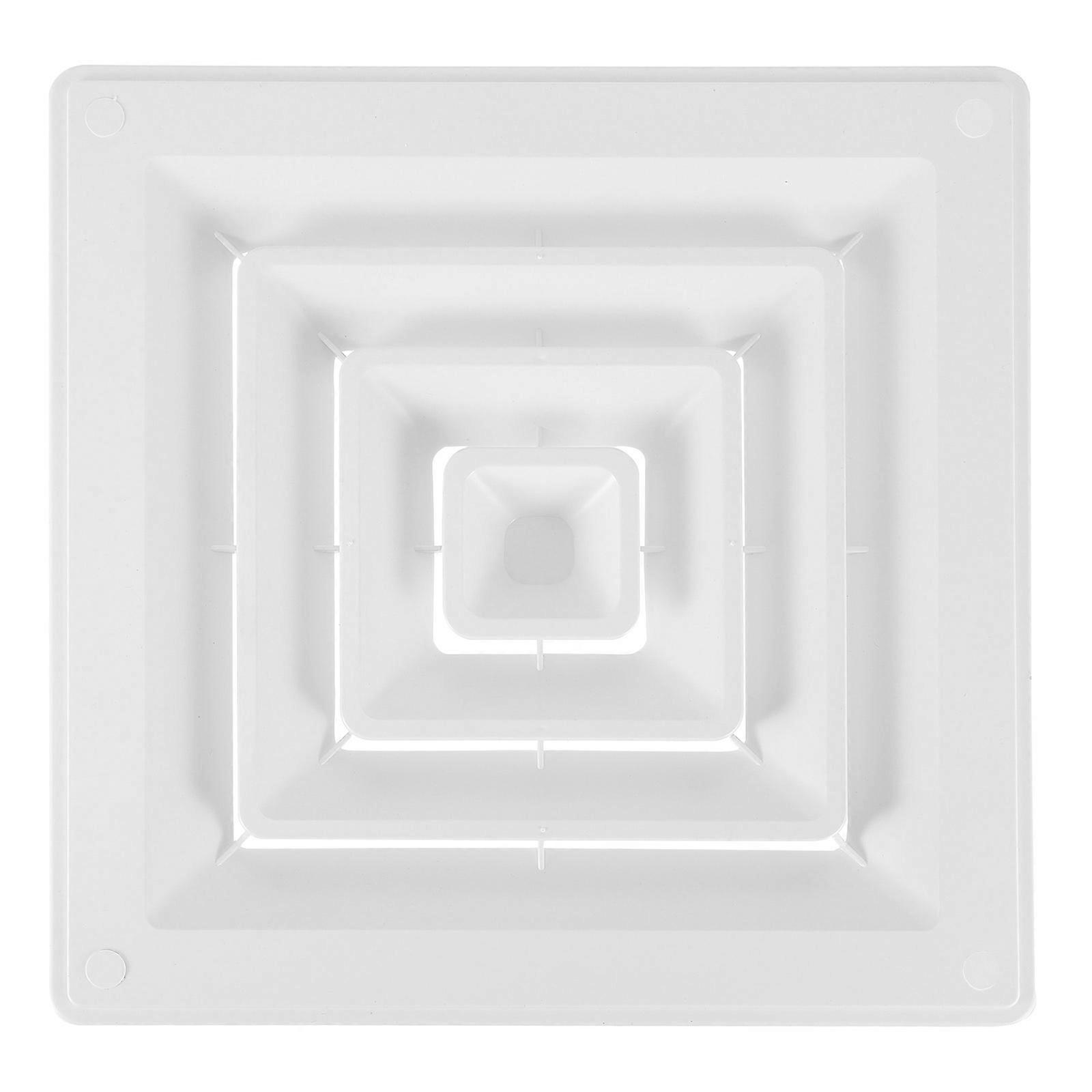Ceiling Application Air Inlet Grille for Office Ventilation Square Shape 11.8X11.8X1.5in 1Set