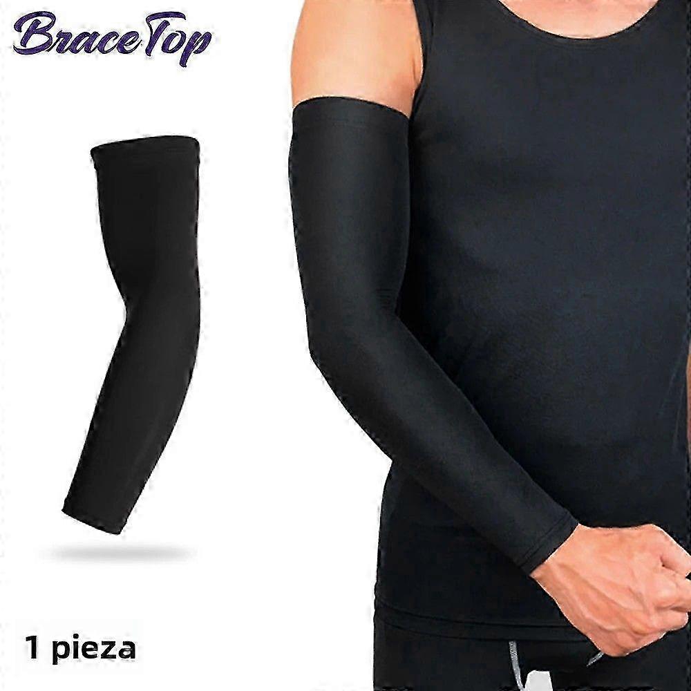 Breathable and Quick-Drying Sports Arm Sleeves with UV Protection for Running, Basketball, and Cycling for Men