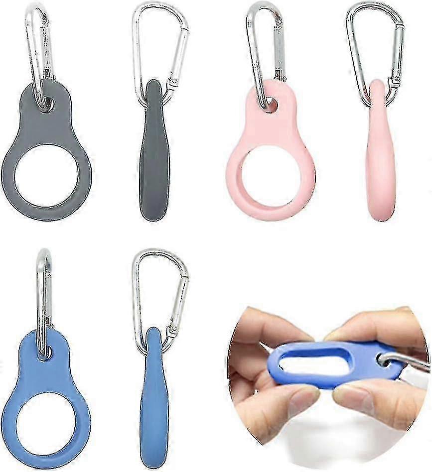Silicone Water Bottle Clips (6 Pcs)