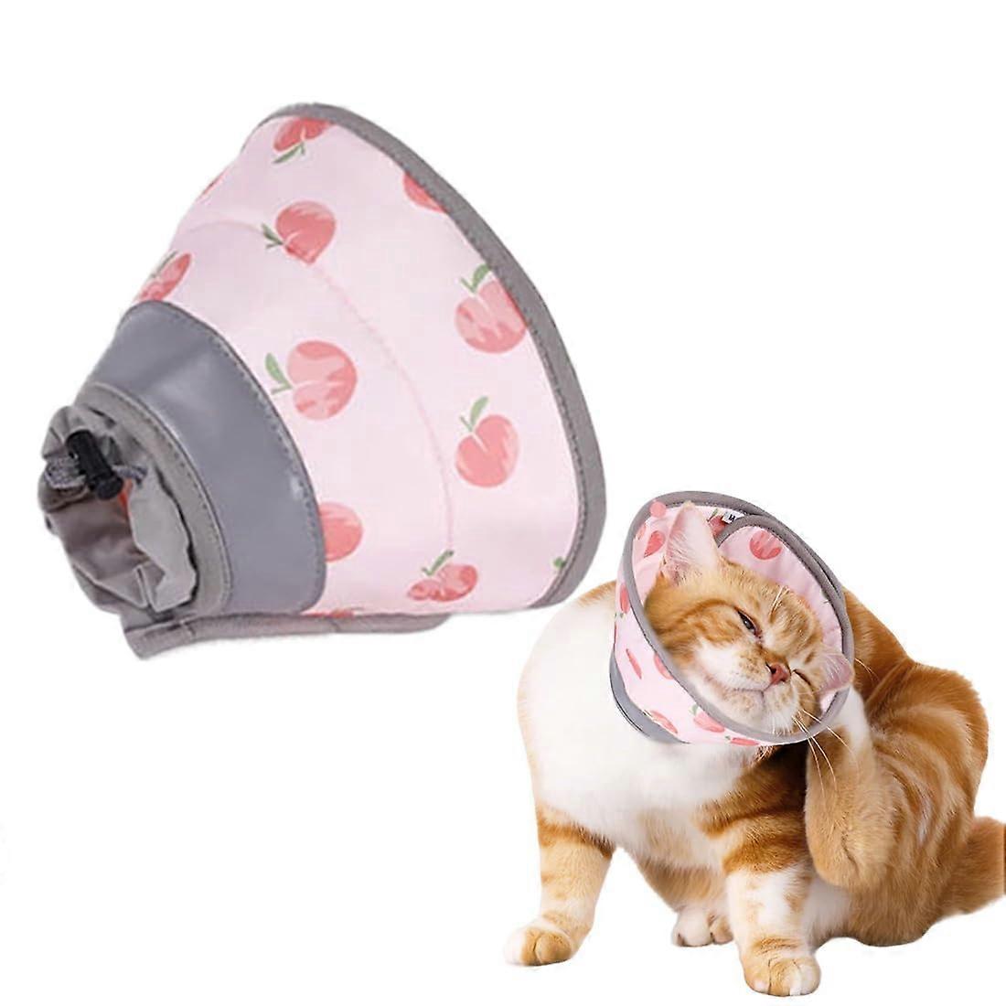 Collar for Cats, Recovery Collar for Cats, Adjustable Cat Collar, Prevents Licking Wounds Cat Collar, Foldable Protective Collar for Kittens