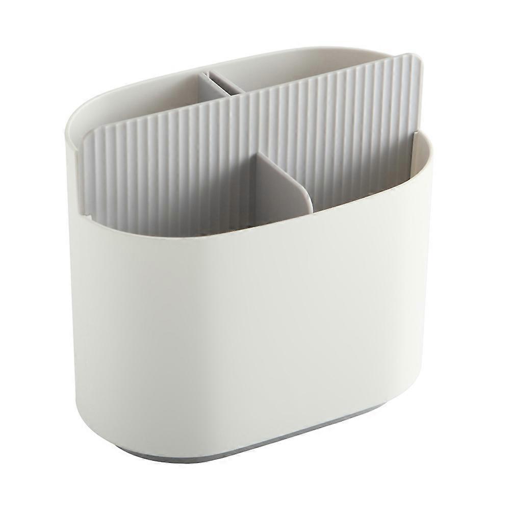 Chopstick Holder with Drip Tray   Kitchen Utensil Organizer & Cutlery Storage Box for Tabletop, Space Saving Design, Easy to Clean, Polished Surface