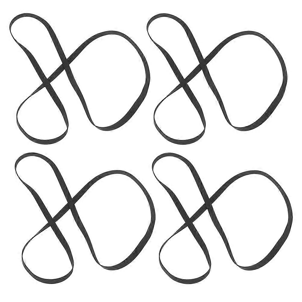4pcs Durable Rubber Belt for Cassette Tape Machine – Easy Installation, Noise Reduction, Home & Professional Use