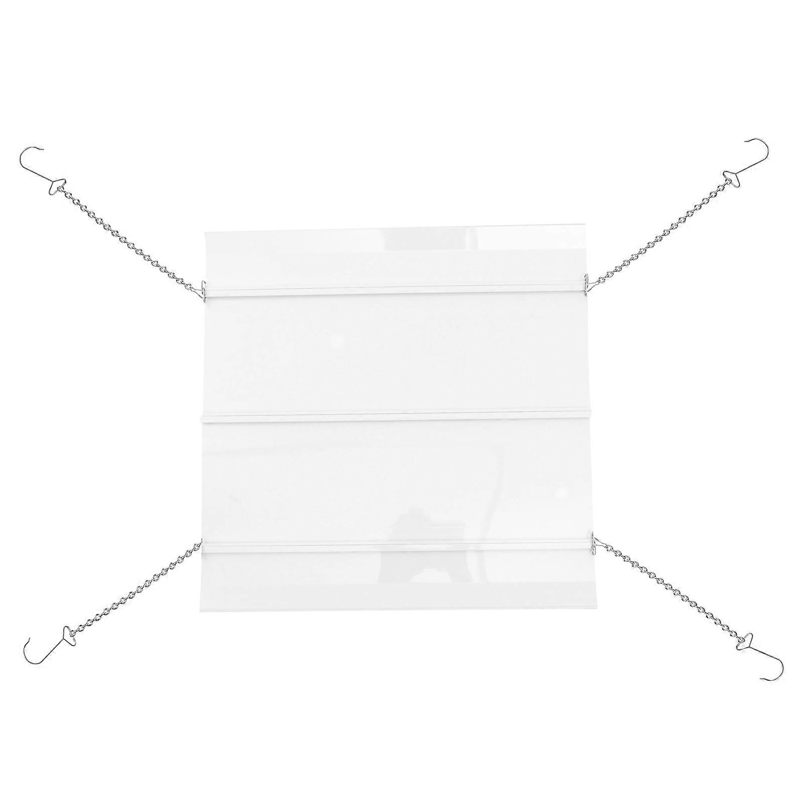 Air Conditioner Deflector Board for Central AC Units, White Airflow Baffle for Square Vents, Easy Installation for Gentle Cooling Direction