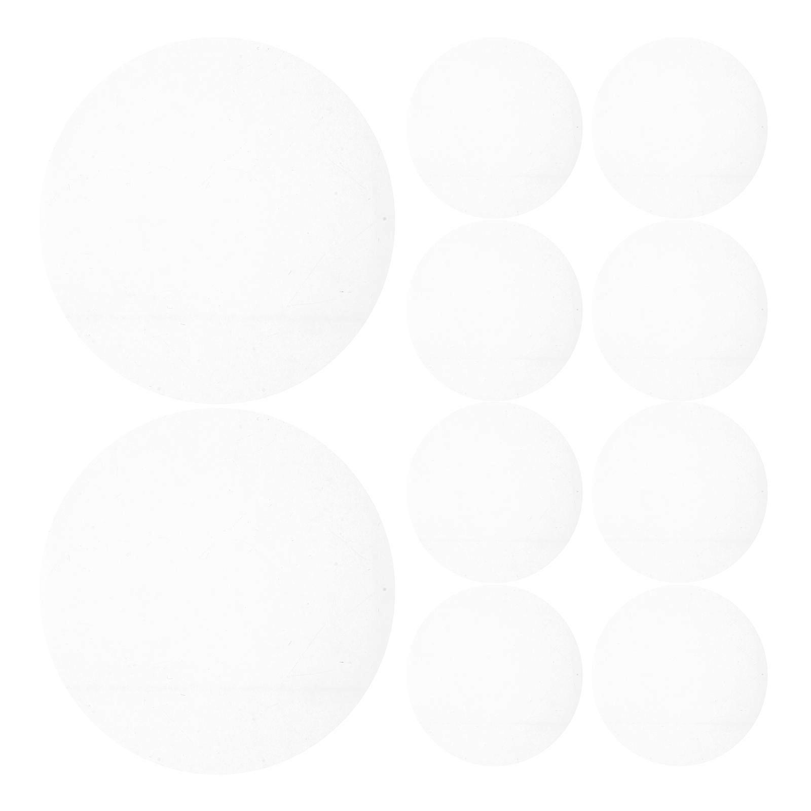 Clear Round Badge Protective Films – 100pcs Transparent Plastic Sheets for DIY Badge Maker, Lightweight & for Arts and Crafts Projects