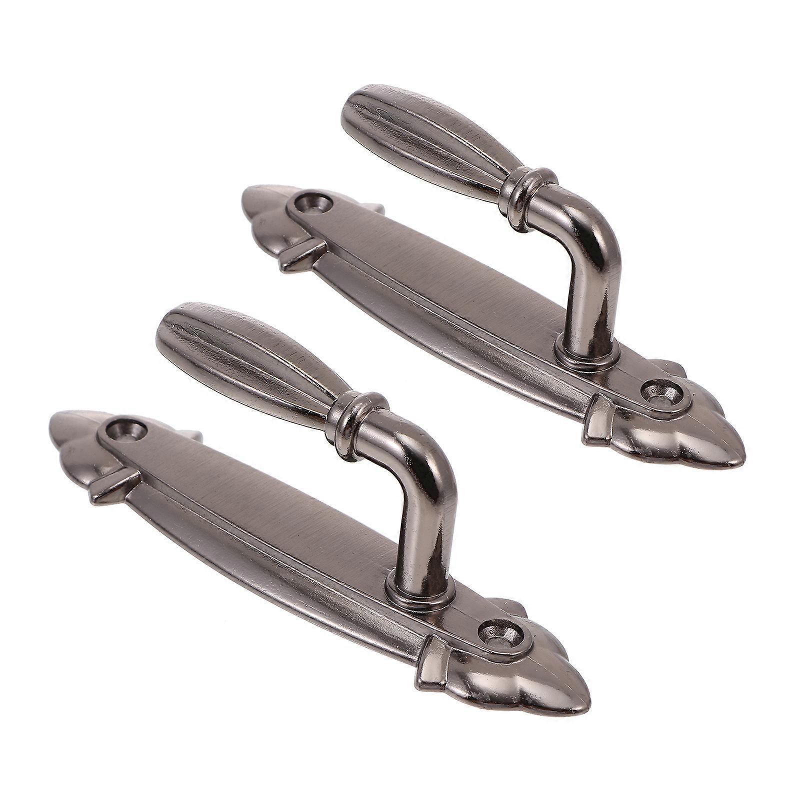 2pcs Aluminum Alloy Hooks Wall Decorative Curtain Hooks Clothes Hooks