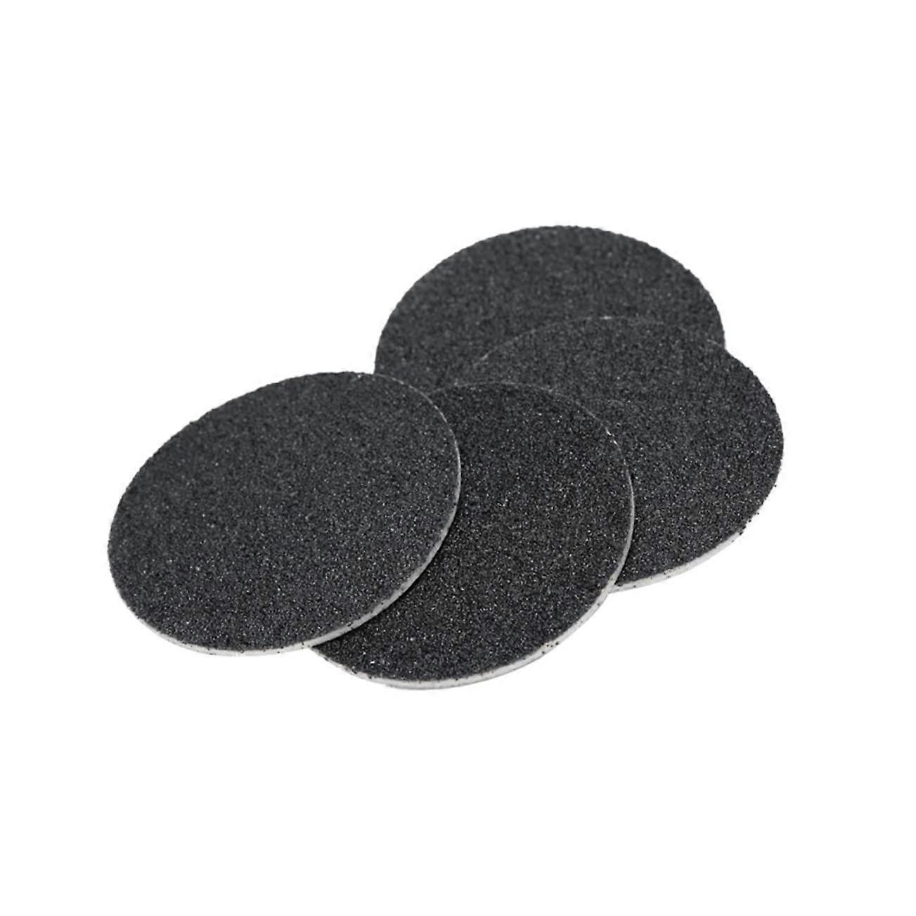 60 pieces replacement sanding disc mandatory fine callus refill pads for pedicure file sanding disc for foot file black 1 piece (1 pack)