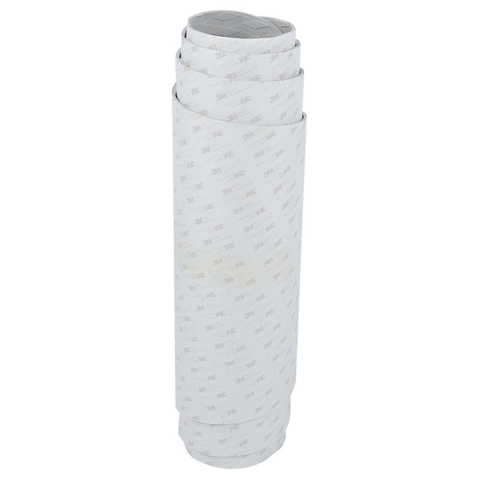 EVA Anti slip Pad Rhombus Groove Pattern with Adhesive Tape for Deck Surfboard (gray)