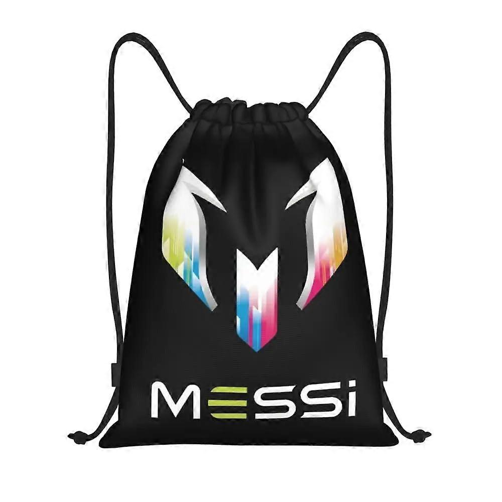 Football Legend Messi Drawstring Bag 36x30cm Midi Size Multipurpose