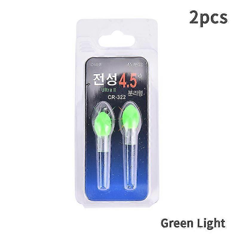 2 Pcs Night Fishing Luminous Float Battery Operated Led Float For Dark Water Fishing_Lucky_B