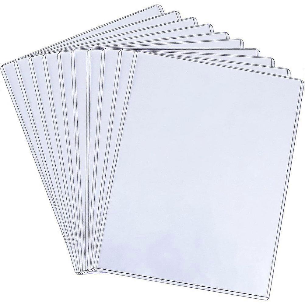 Clear Protector Sheets Photo Protecting Pages Waterproof Flat Shape Documents 12Pcs