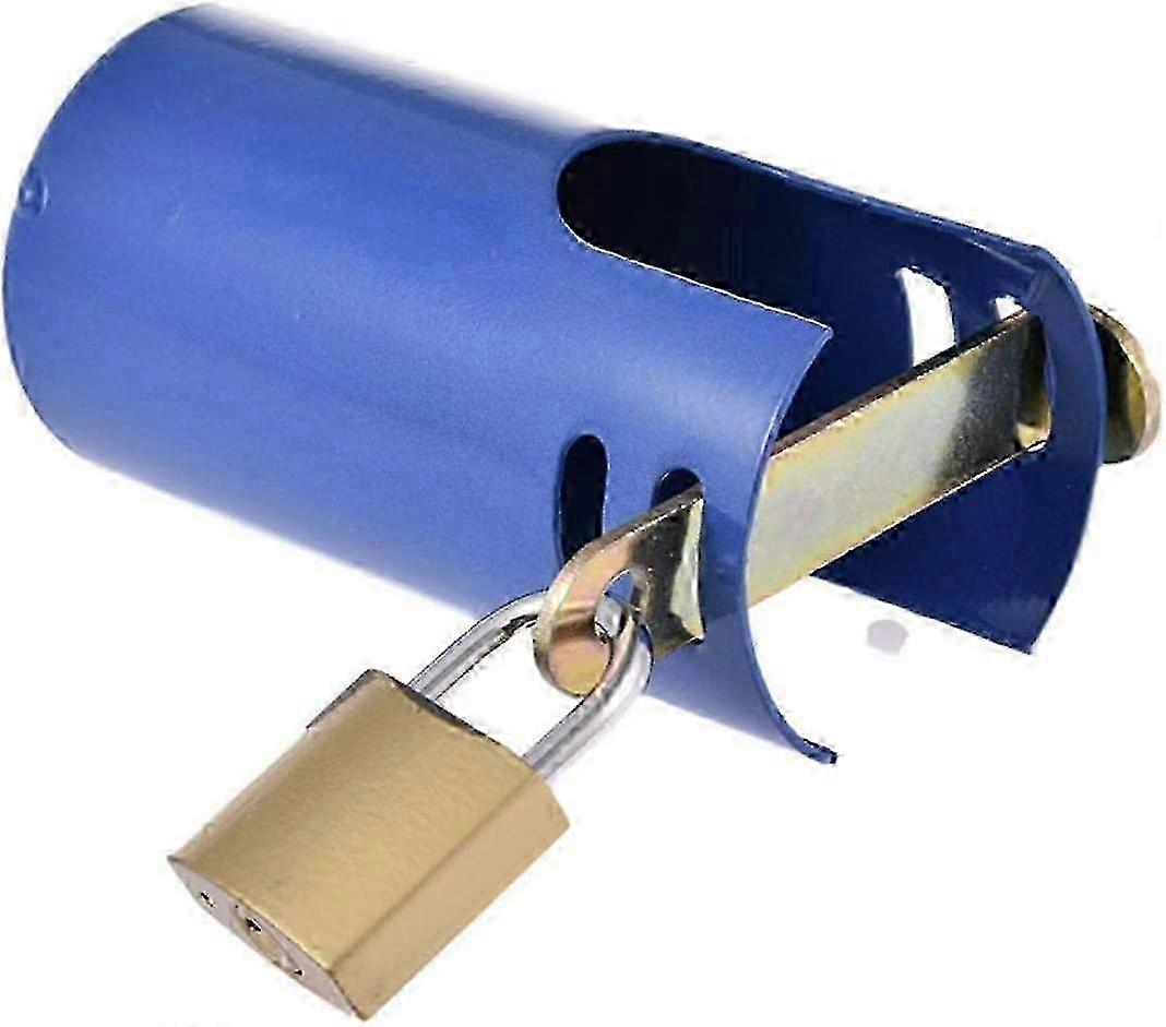 قسط معدن الحديد قفل الحنفية صنبور قفل وغطاء الحماية من السرقة - حل أمني خارجي متعدد الوظائف للحدائق والساحات