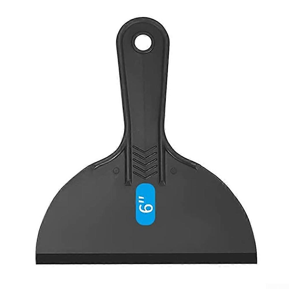 This comprehensive 6piece black scraper set meets all your needs for efficient processing and wallpaper handling (15.2 cm).