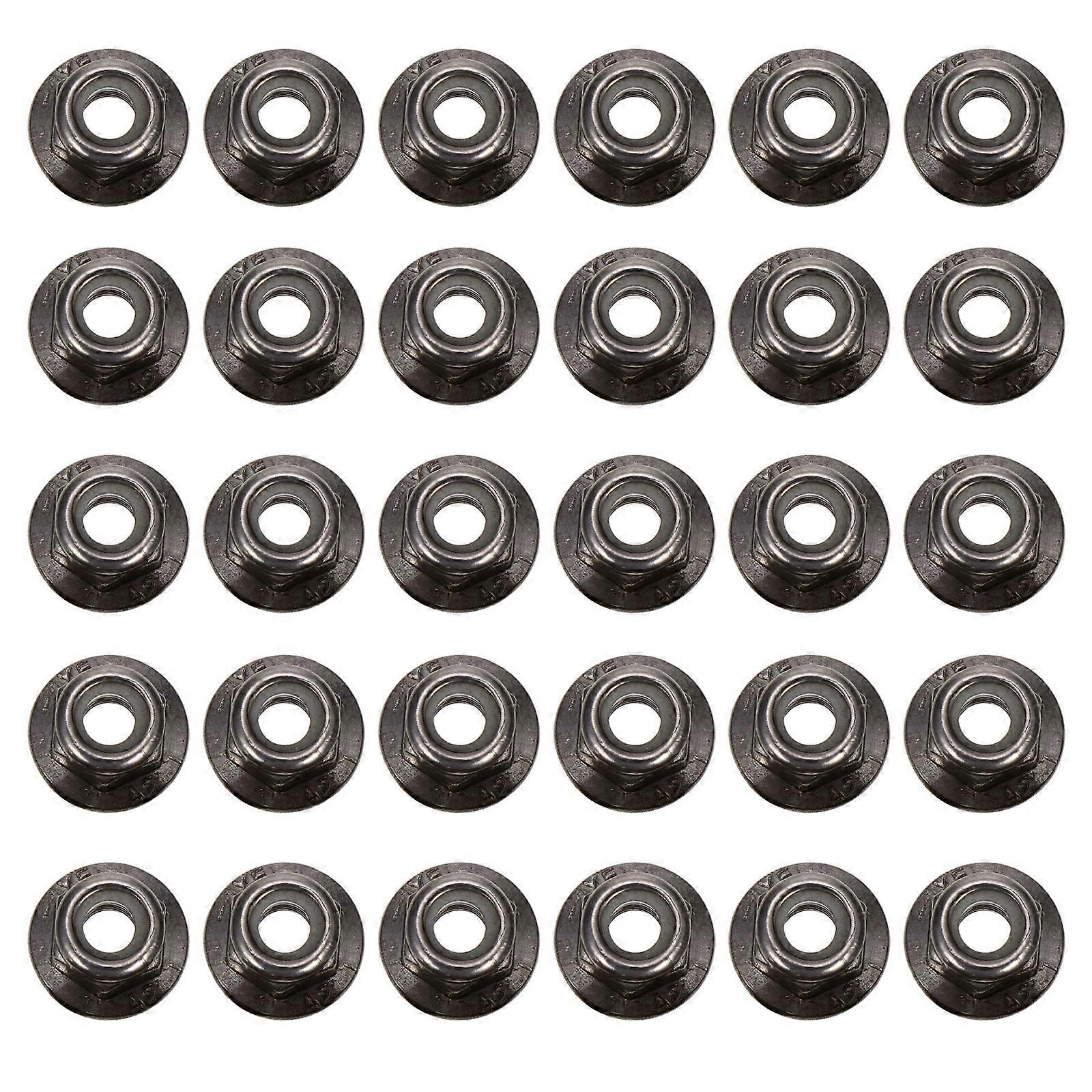 Nut Hexagon Nut Inserts Machines Hardware Locknuts Release Function Silver 1X1CM 50Pcs