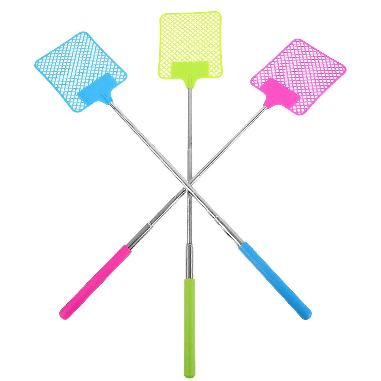 Extendable Handle Fly Capture Tool Durable For Family Hotel Staff 3Pcs