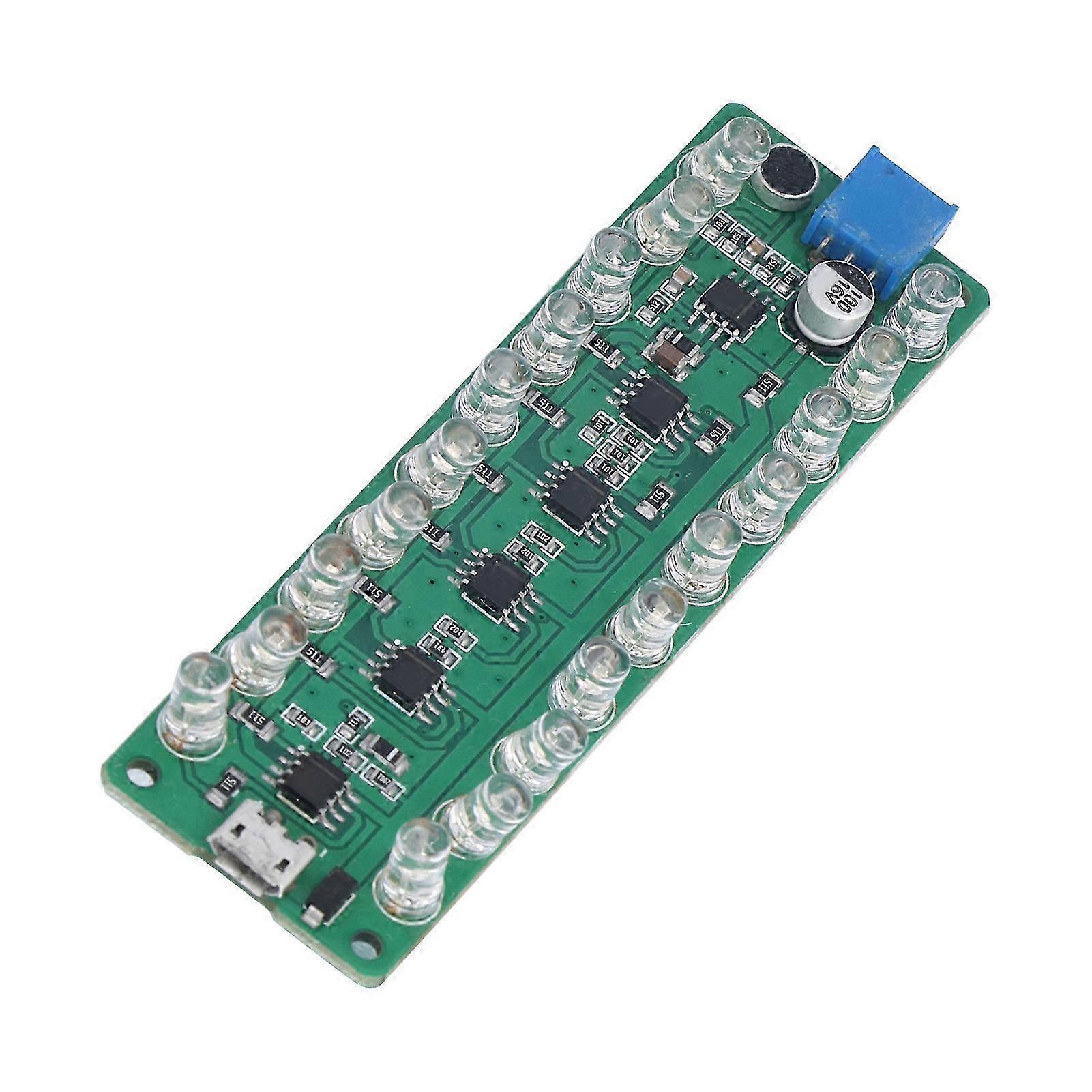 Voice Control LED Indicator for Sound Level Testing with Reverse Connection Protection