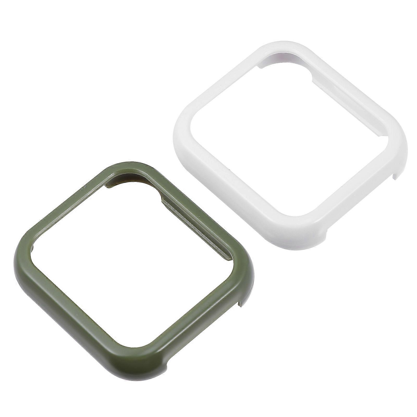 Watch Protective Cover For All Ages Smartwatch Case With Precise Cutouts 2Pcs