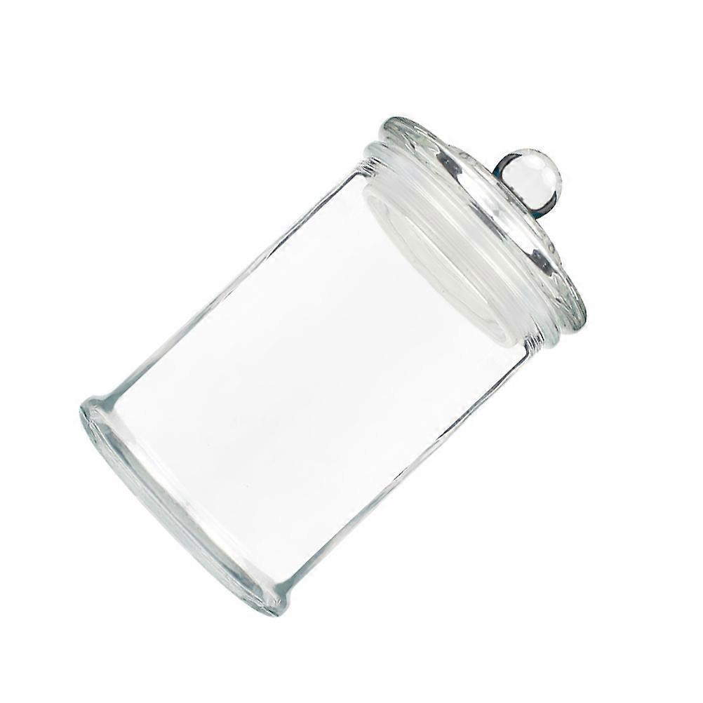 Transparent Glass Storage Jar Airtight Container for Nuts, Snacks & Cereals Versatile Kitchen Organization & Food Preservation Solution