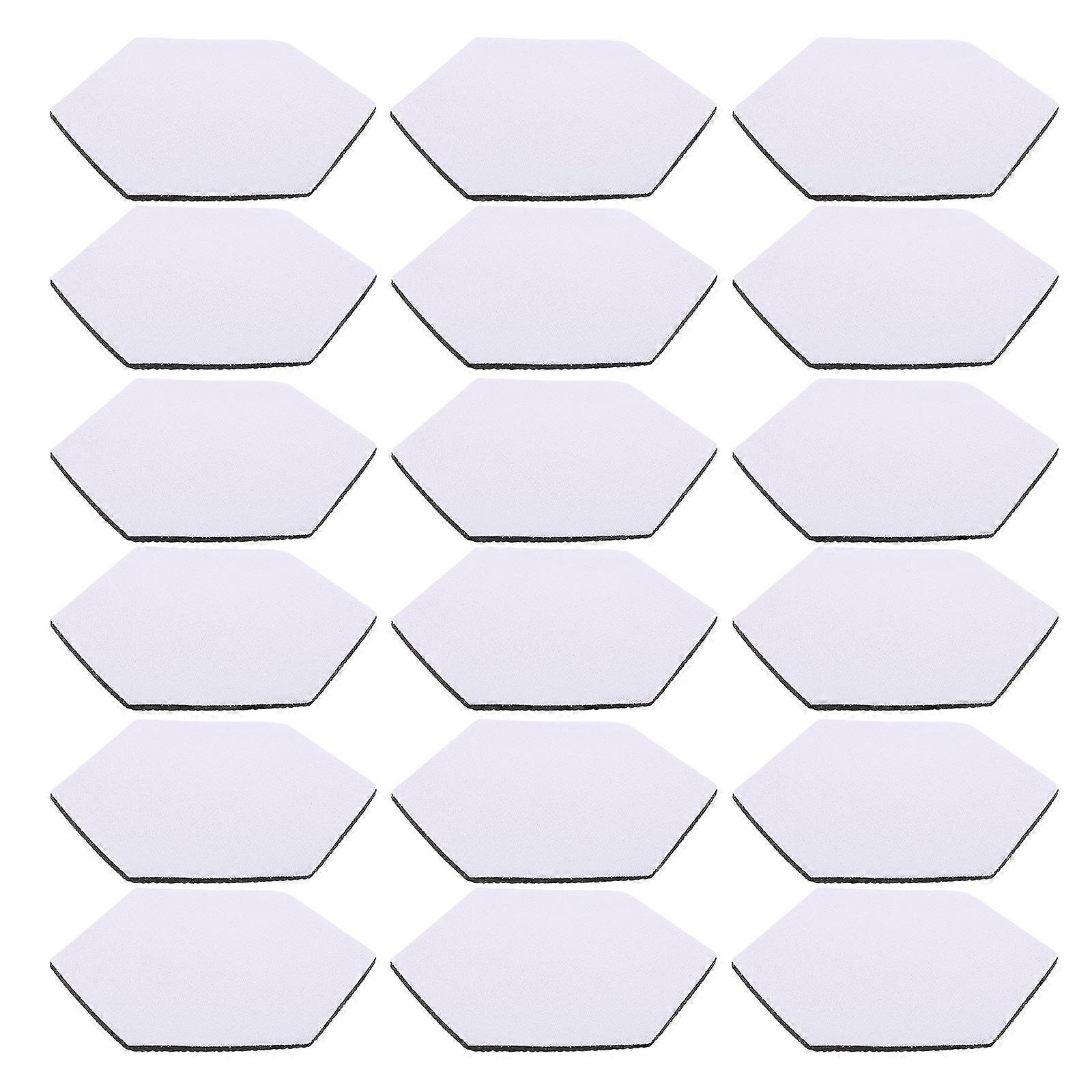 Cup Mat Pad Sublimation Coasters Dining Table Use Concise Design Neoprene 11.7X10.3cm 30Pcs