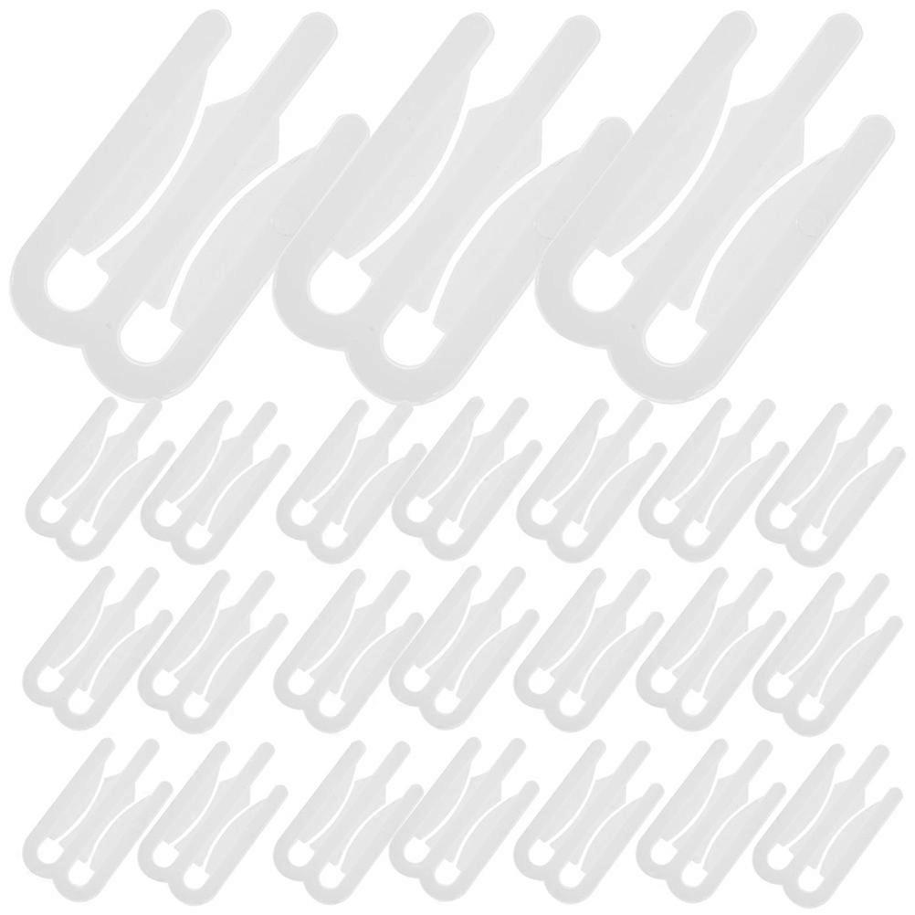 200pcs Shirt Fixing Clips for Garments, ABS Material Clothes Shaping Clamps, Smooth Surface Reusable Clothes Fixing Gadget for Shirts, Sleeves, Ties