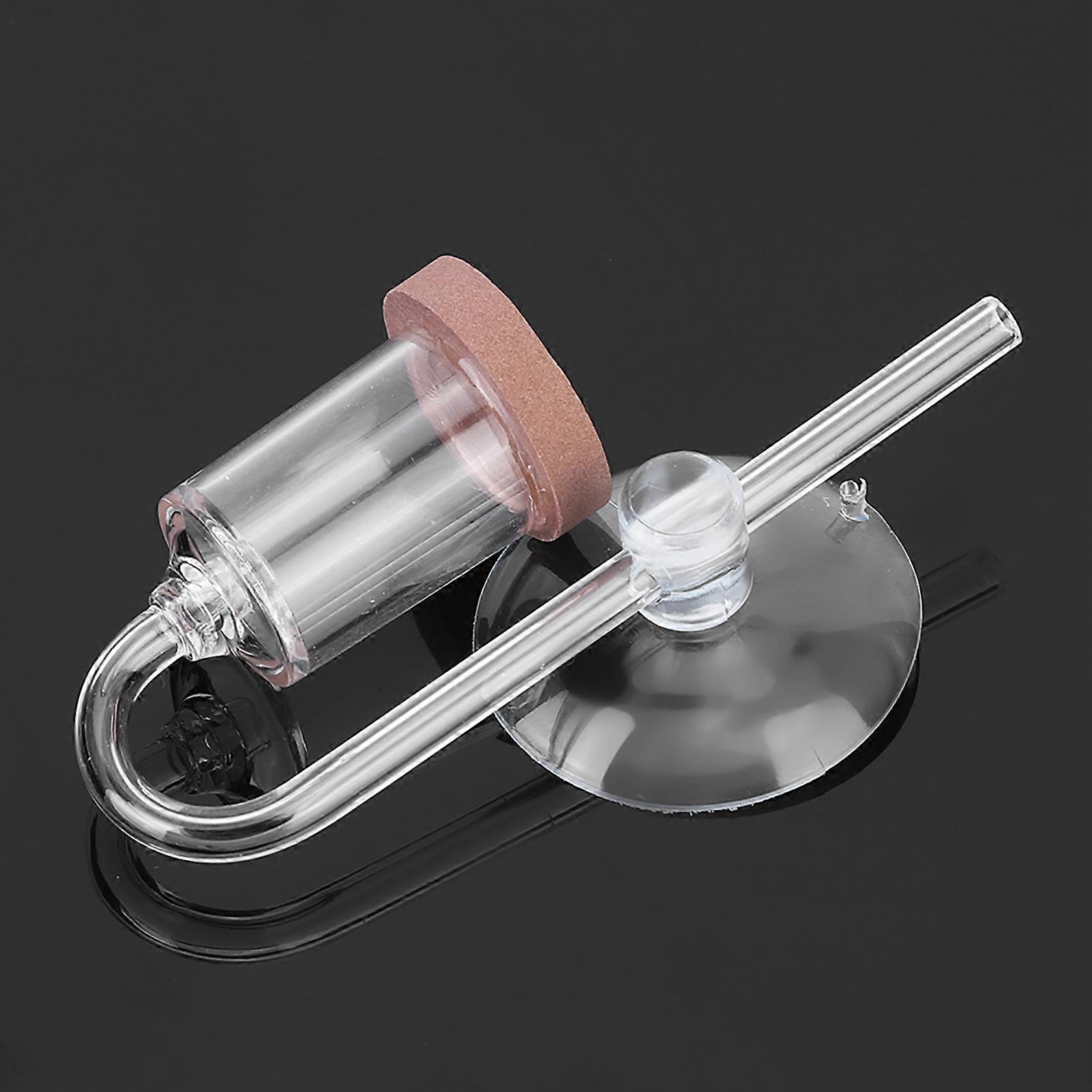 Acrylic CO2 Bubble Counter Diffuser for 40-150cm Aquariums Transparent
