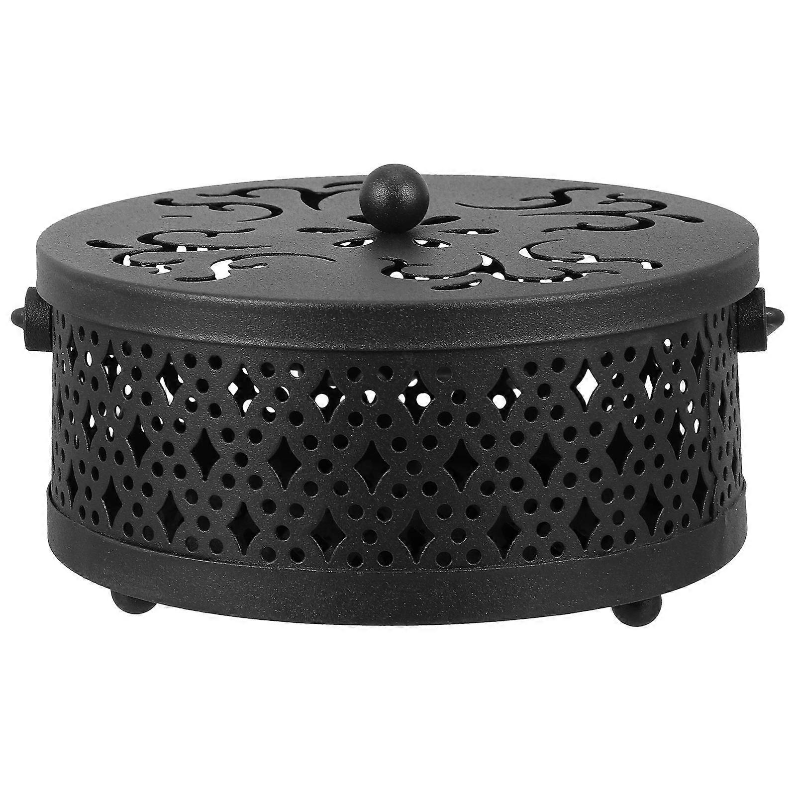 Decorative Tray Metal Bracket Handle Tray Bedroom Use 14X7.5CM 1Pack