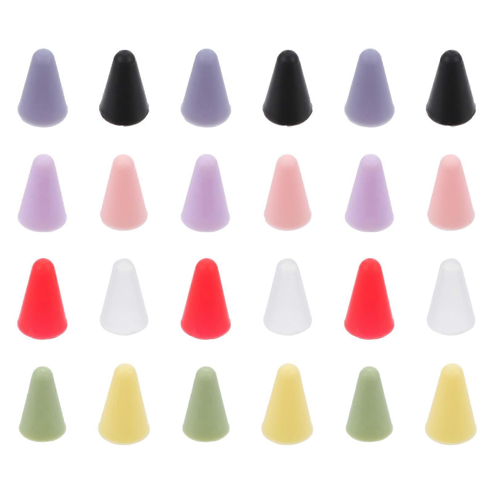 Silicone Stylus Cover Pencil Tips Case Daily Use Students Scratch Resistance Dirt Resistance 24Set