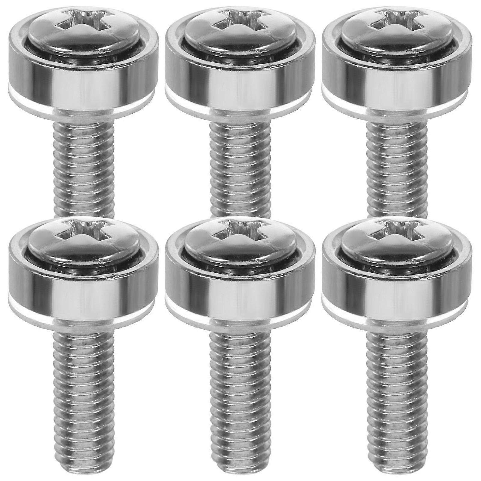 50pcs M5 Stainless Steel Star Shape Thread Screws Set for Rack Mount Lock Nuts