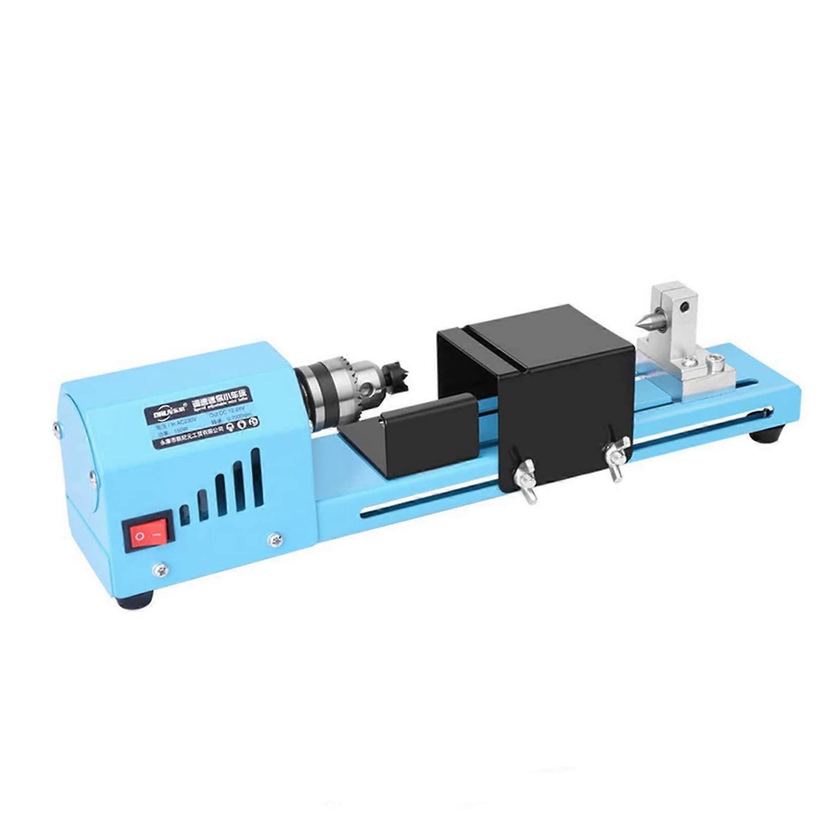 AC 100240V Miniature Bead Lathe, DIY Mini Cutting and Polishing Lathe for Woodworking, 150W, 40007000RPM Polishing