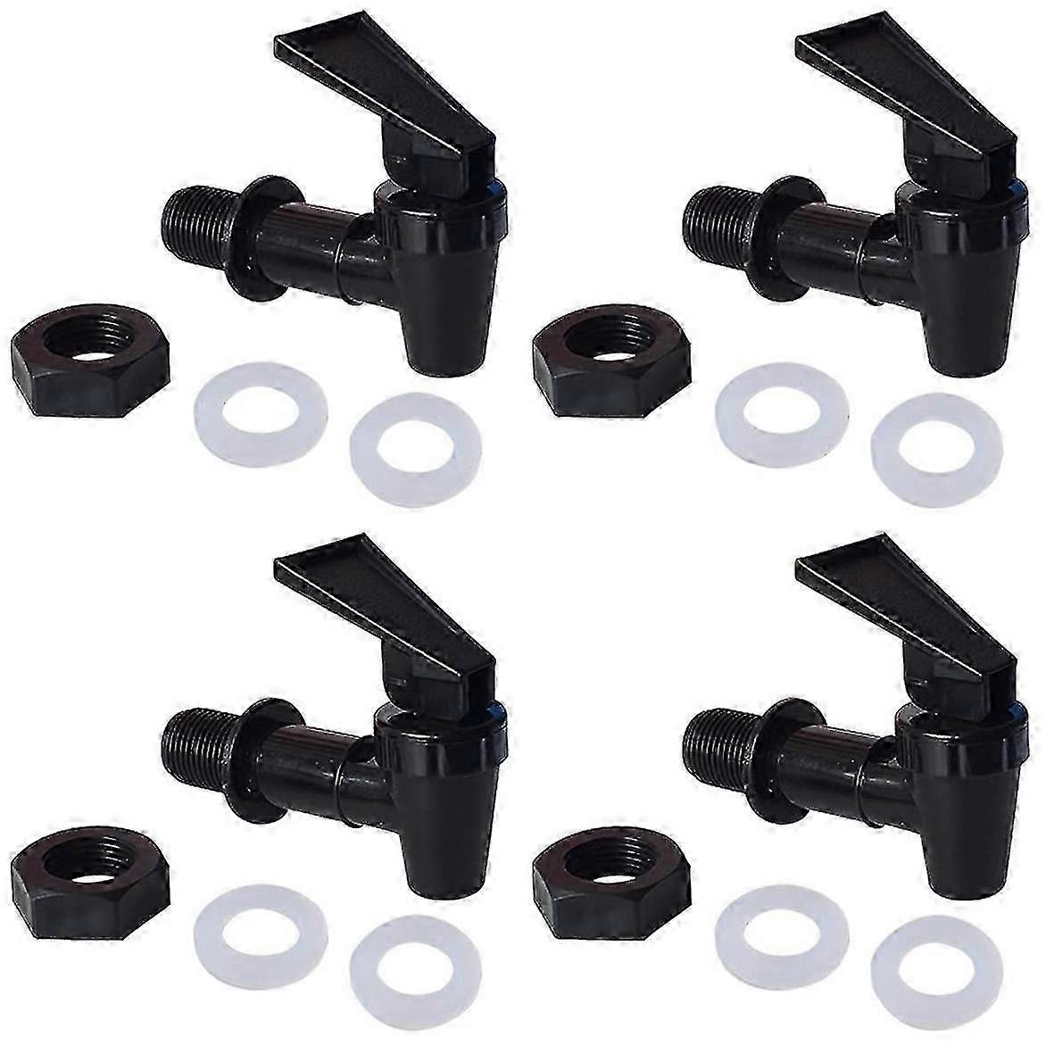 Ensemble de robinets de distributeur d’eau réutilisables 4 pièces pour bouteilles et cruches plus froides