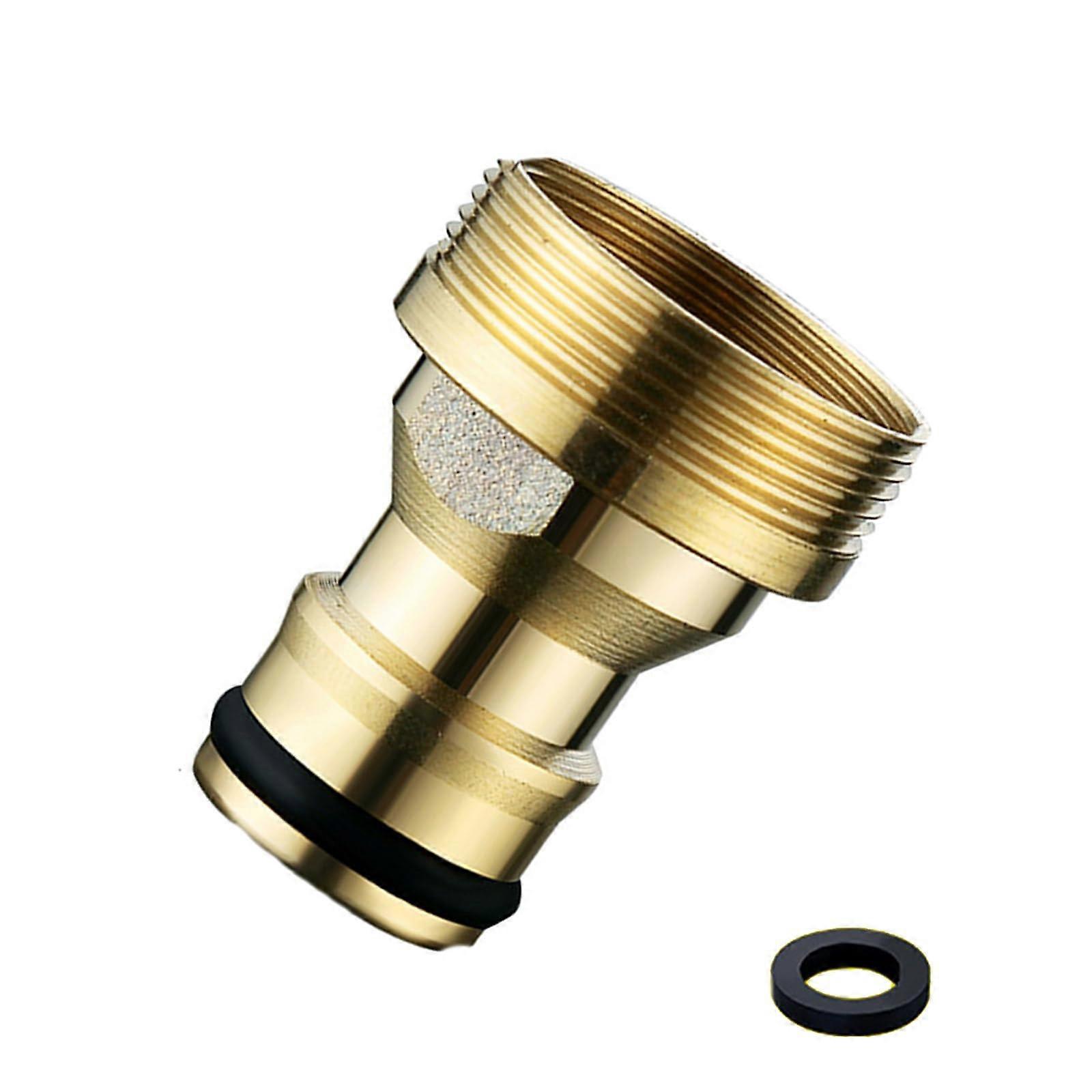 Stable brass faucet adapter set, portable, for kitchen faucets with removable aerators and hose connections B3