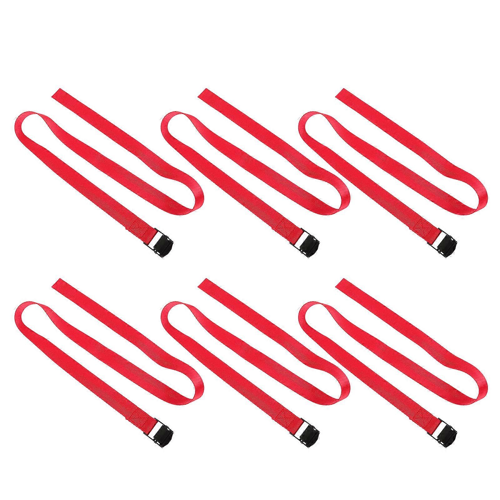Securing Straps For Trucks Nylon Material Luggage Bundling Straps Travelers Excellent Workmanship 6Pack