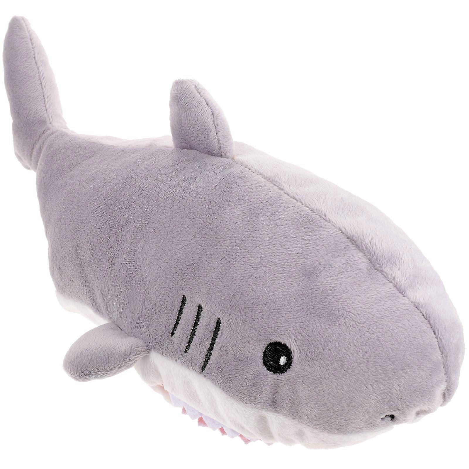 Plush Shark Hand Puppet Toy for Storytelling and Role Play
