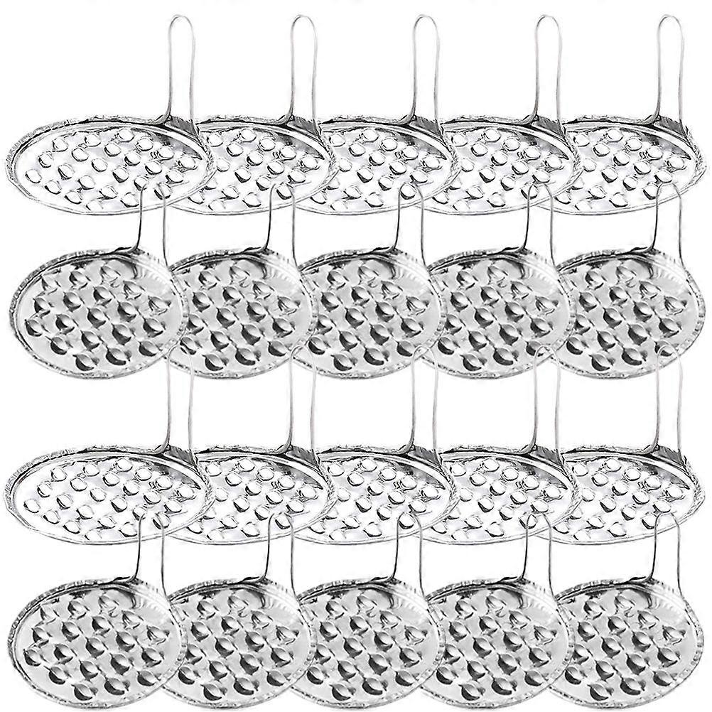 Stainless Steel Food Tool for Kitchen Use Ergonomic Design Practical Gift Silver 20Pcs