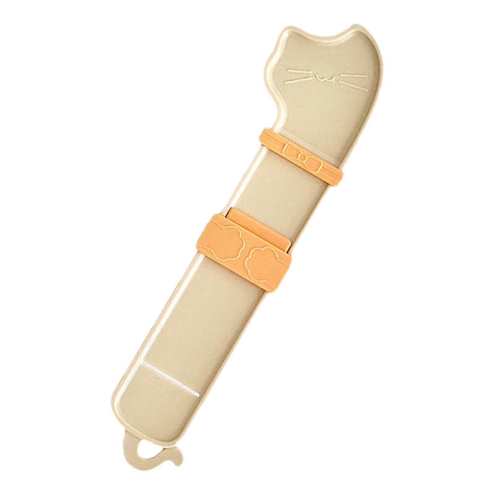 Cat feeding spoon, cat spoon Cat wet food spoon, orange food mixing spoon