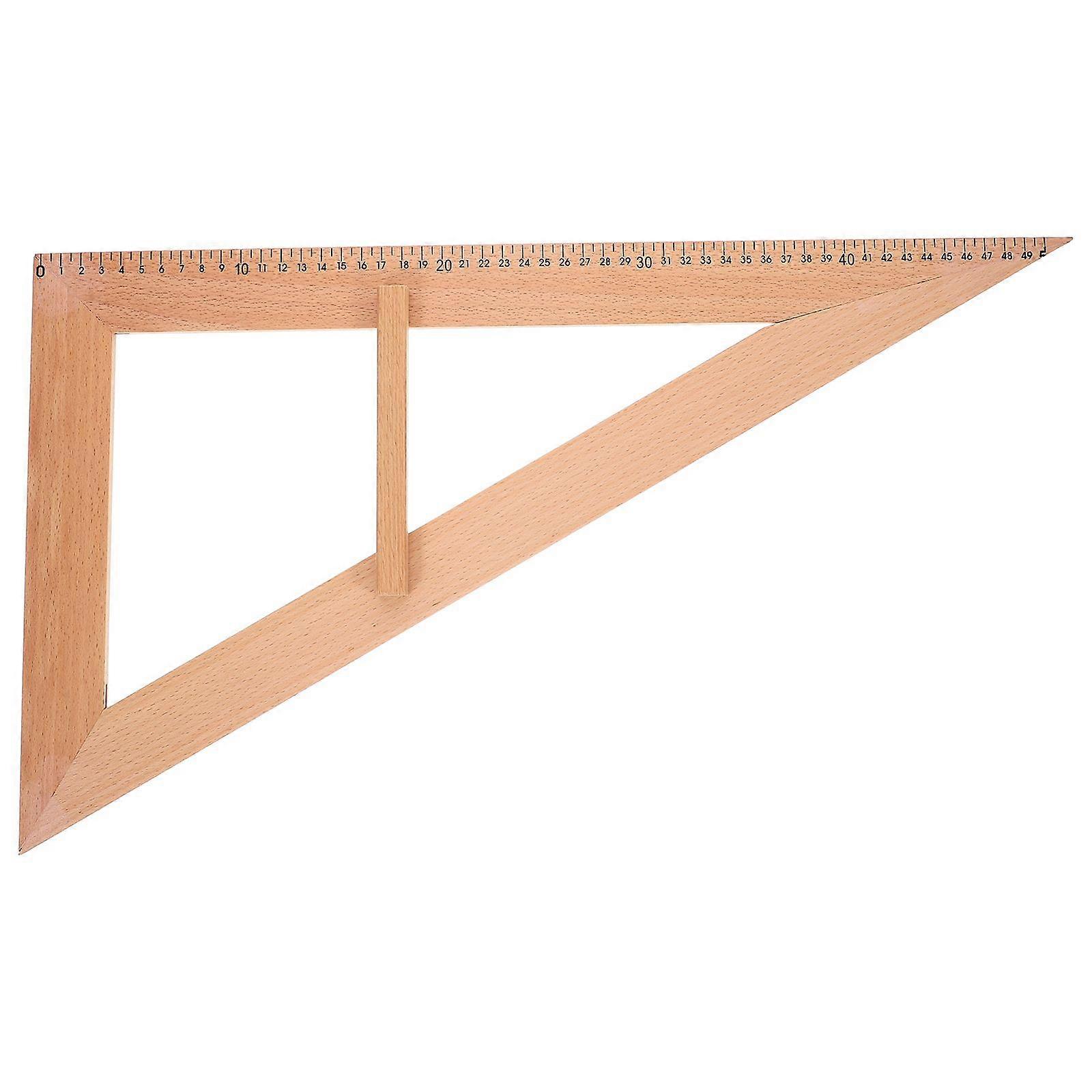 Ruler Teaching Tool Ruler Reusable Wooden Measuring Ruler Wooden Measuring Ruler Teaching Aid Measuring Tool For Teaching