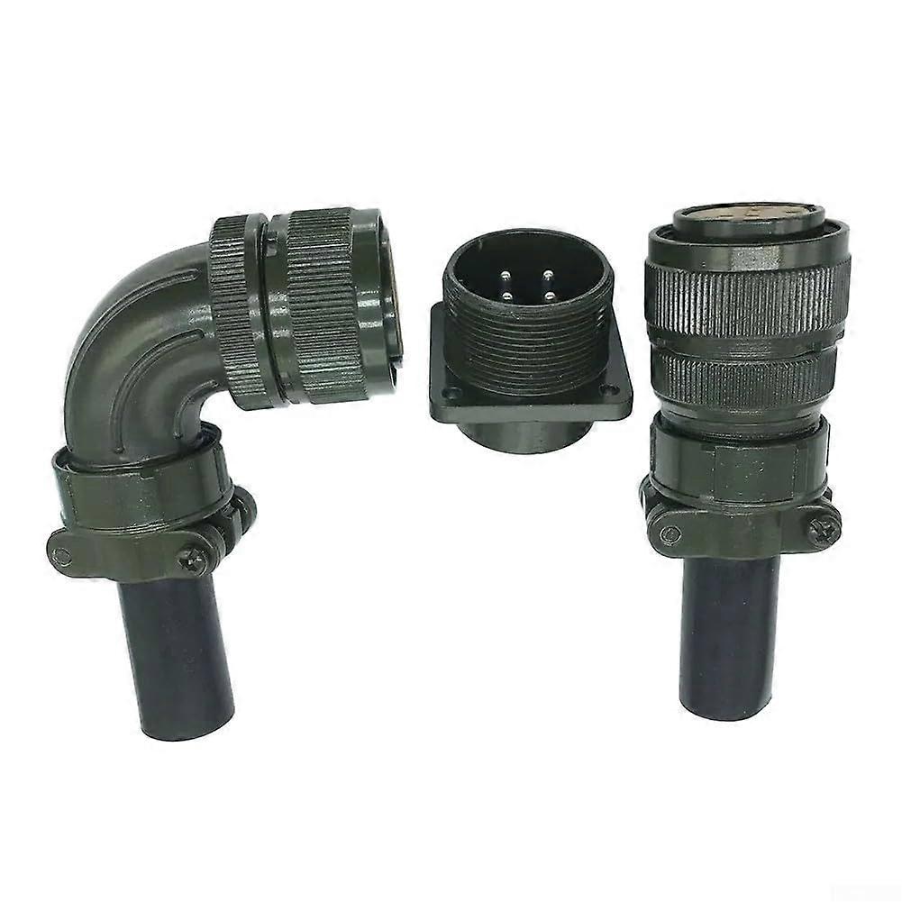 Engineered Aviation Connector Kit 3108 1810S 4 Pin 90 Degrees for Motors - 4-Pin Connector Set for Aviation Applications