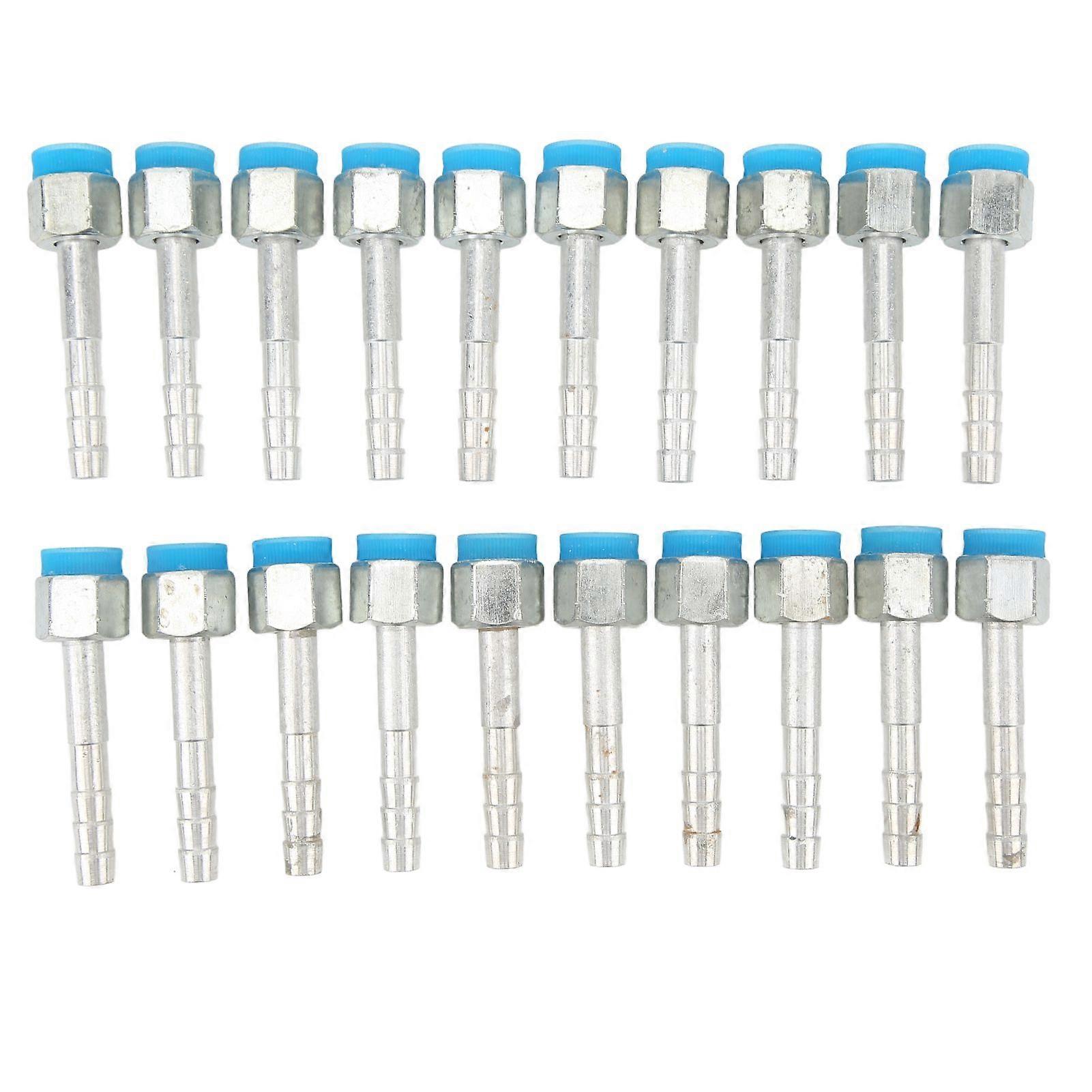 180 Degree Barb Fitting Elbow Nut AC Pipe Connector 3/8in