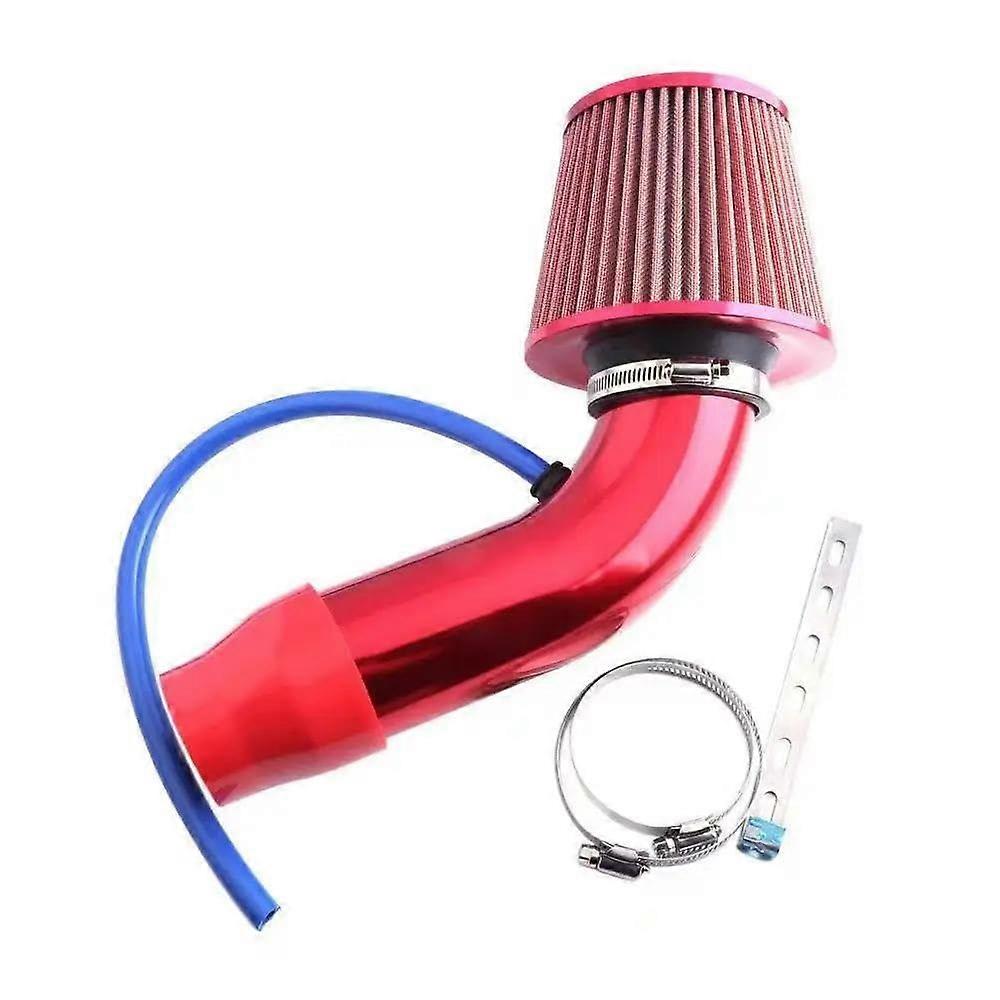 Auto Lufteinlassschlauch 76MM 3'' Universal Air Intake Hose Kit with Mushroom Head Filter and Red Color Options