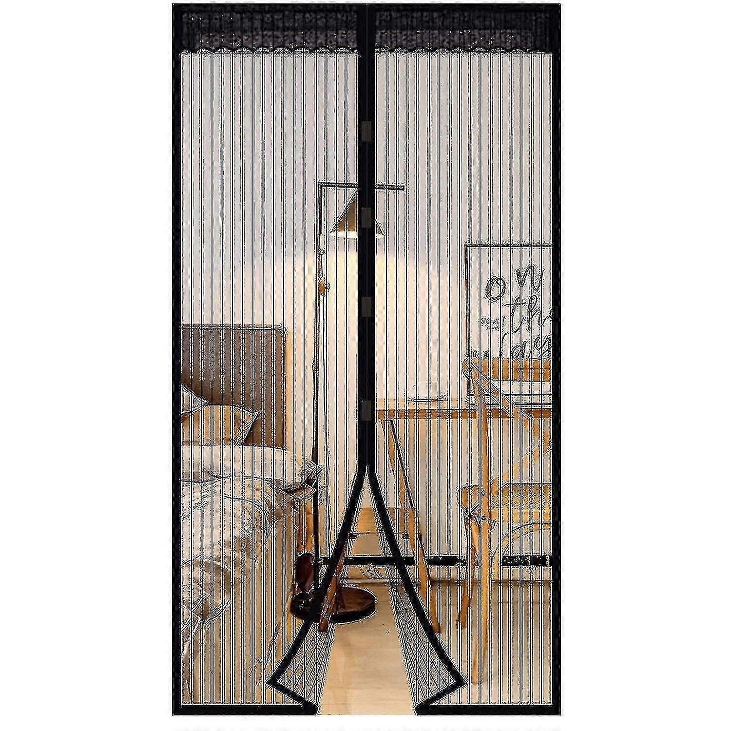 Magnetic Fly Screen Magnetic Fly Curtain Automatically Closing Door Insect Protection Mosquito Net Insect Net For Balcony Living Room Patio Door Adhes
