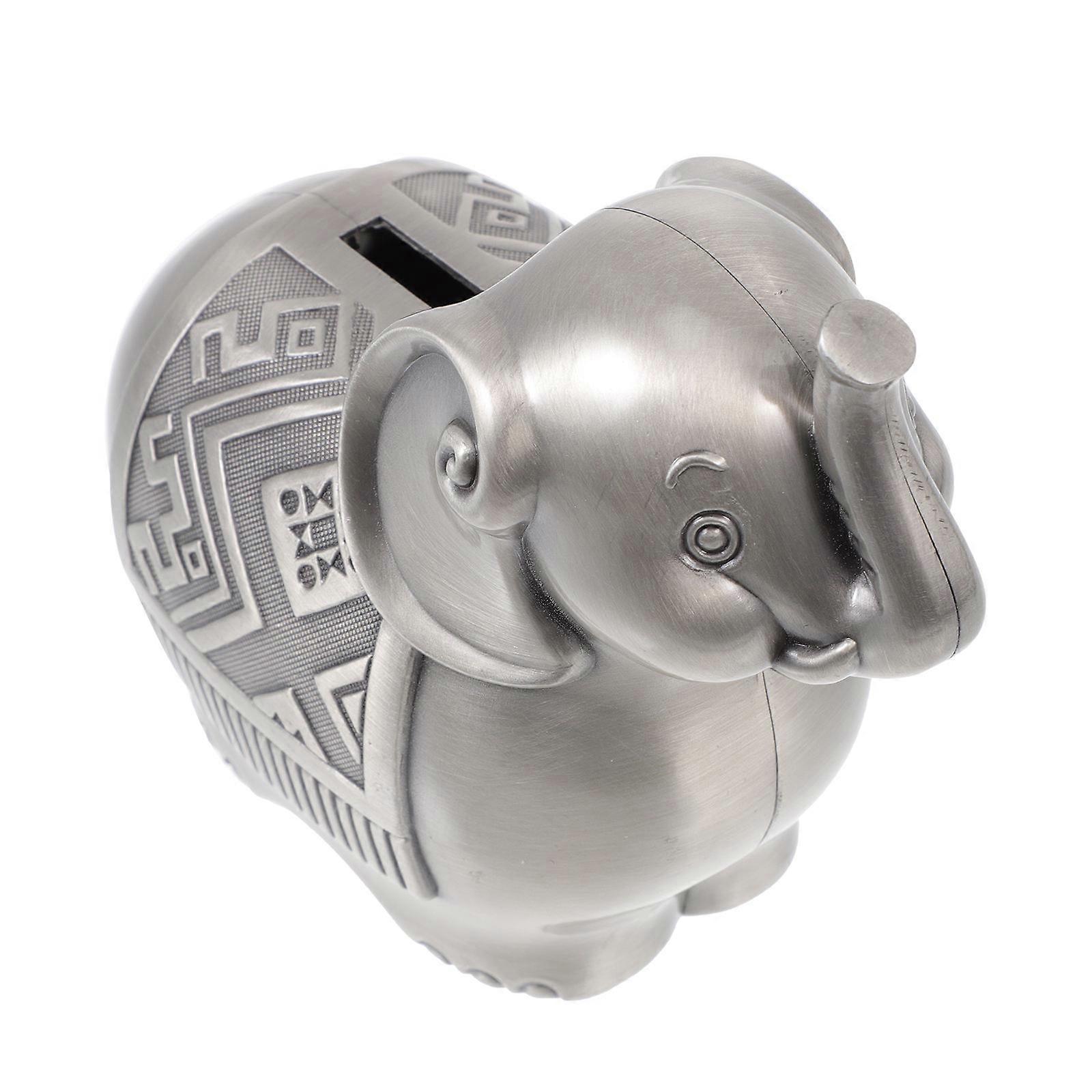 Functional Decor Item, Elephant Shaped Saver Promoting Financial Discipline
