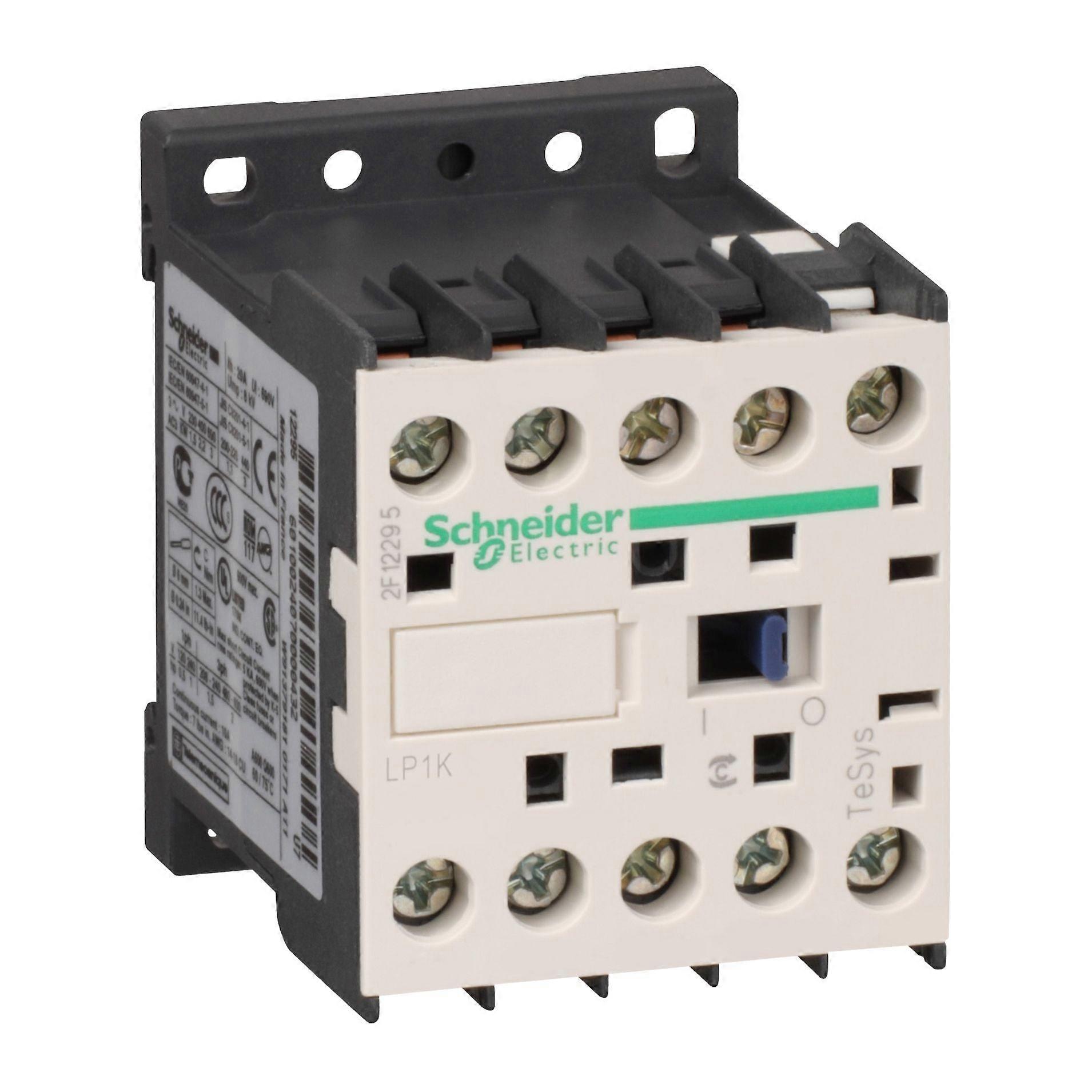 Schneider Contactor 3-pole 12a 24v Coil Tesys K Lp1k1201bd3