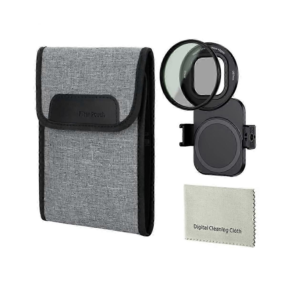 67mm Magnetic Lens Filter Adapter Kit with CPL Filter&Pouch for IPhone 16 Pro Max Plus Enhance Your